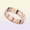 Rose Gold Designer Pierścienie męskie Hip Hop Woman Love Para Ring Empage'u dla kobiet luksusowa biżuteria retro 925 Srebrna litera Anelli RI8249295