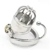 New CHASTE BIRD New Metal 304 Stainless Steel Male Chastity Device Small Cage with Base Arc Ring Penis Belt Sexy Toy BDSM C277