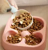 Pá de comida para cães e gatos, multifuncional, multifuncional, colher de alimentação com saco de vedação, clipe criativo, copo de medição, tigelas para cães lt684