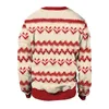 Maglioni da uomo Uomo Donna Brutto albero di Natale 3D stampato Rosso Natale Pullover Top Vestiti Coppie Feste Festival Felpe 231201