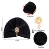 Neue Frauen Strass Turban Hut Moslemisches Hijab Caps Islamischen Afrikanischen Plissee Hijab Kopf Wraps Bandana Kopf Abdeckung Chemo Krebs Kappe