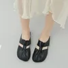 Chinelos 2023 Mulheres Grande Tamanho Mules Verão Fora Casual Moda Openwork Pequeno Salto Rua Slides