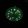 Relógios de pulso Heimdallr Titanium Watch Sea Ghost V2 NTTD NH35 Movimento Data C3 Lume Safira Cristal 20Bar Automático Mecânico Mergulho Homens