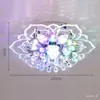 Lustres Plafonnier En Cristal Pour Couloir Salon Lampe Chambre Cuisine Blanc/Blanc Chaud/Coloré 9W LED