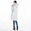 Women's Parkas Big Goose 01 Scissors Down Canadian Women's Medium Length Hooded Fox Fur Collar Thickened Jacket N979