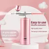 Face Care Devices Airbrush Nail Manicure 180kpa 2 Speeds Oxygen Injector for Nails Art Tattoo Craft Cake Air Spray Gun Mist Sprayer Machine 231130