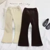 Pantaloni da ragazza Autunno e inverno Moda a vita alta Altoparlante Casual Versatile Comodo Vivace e carino Abbigliamento per bambini Pantaloni