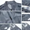 Schwimmweste Boje Herren Sommer Mesh Angelwesten Multi-Pocket Outdoor-Arbeit Große Größe Reißverschlussjacke Männer Schnell trocknende Streifenhautkleidung Wanderweste 231201