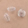 100st DIY Silver Spiral Bead Cures Pendants smycken Fynd Handgjorda komponenter smycken Making Charms 15x14mm 25x20mm 30x25mm199Q