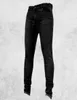 Men039S Jeans 2022 Mens Pants High midja blixtlås Stretch Multi Pockets Men Black Denim Mid Rise Stretchy Skinny Streetwear5184761