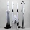 航空機modle spacex 1 233ファルコン9ドラゴンヘビー375宇宙船メタルダイキャストロケットモデル装飾コレクション231201