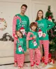 Familie Bijpassende Outfits 2024 Kerst Pyjama Volwassen Kid Baby Tops Broek 2 STKS Xmas Nachtkleding Pyjama Hondenkleding 231201