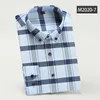 Men's Casual Shirts Pure Cotton Checkered Men Long Sleeve Turndown Collar Leisure Plaid Shirt Mens Tops 2023 Comfortable High Quality
