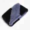 Sciarpe Sciarpa autentica da donna Fasce per anelli lavorate a maglia Sciarpe naturali morbide e calde alla moda