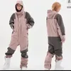 Tute da sci Showtime Dmt Tuta ampia e traspirante Abbigliamento da snowboard Donna Tuta da neve antivento Bavaglino impermeabile 231130