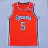 Syracuse Orange Basketball Jersey NCAA College Anthony Buddy Boeheim Joseph Girard III Waiters Benny Williams Cole Swider Symir Torrence kram