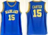 Ed Mainland High School College Basketball Jerseys Vince 15 Carter Vintage 2000 USA MENS NCAA Północna Karolina Tar Heels Jersey Shi