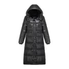 Parkas pour femmes Mode noir longue Parka grande taille 3XL veste pour hommes 2023 manteau d'hiver à capuche hommes brillant coupe-vent vêtements d'extérieur chauds Streetwear 231201