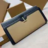 Designer Clutch Bags Luxury Purse Mens Mens Womens Leather Wallet Highs Quality Letter Handbag Card Holders Original Design Mini Bags