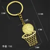 Anahtarlıklar Landards Creative Basketball Net Keychain Sport Fan Souvenir Keytler Çanta Kolye Accessorie Araba Motosiklet Biblo Anahtar Tutucu Charm R231201