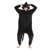 Indumenti da notte da donna Drago Bianco Nero Tutina adulto unisex Pigiama di flanella Costume cosplay anime Train Your Night Fury Sleepwear E46762AC 231130