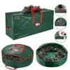 Bolsas de almacenamiento Tamaño grande Muebles de Navidad Bolsa de cojín Macetas Árboles de Navidad Organizador Cubierta Guirnalda Proteger Paquetes de jardín Sacos Bolsa Estuche