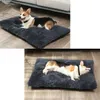 kennels pens Large Dog Bed Washable Plush Pet Bed Anti Anxiety Warm Dog Cushion Sleeping Mat Comfoetable Pet Mats for Small Medium Large Dogs 231130