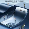 Funda transparente para teléfono móvil, funda protectora galvanizada para iPhone15Promax 14 Plus iphone 13 PRO 12 PRO 14 PRO MAX 12