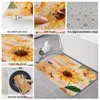 Tappeti Girasole Farfalla Tappetino Porta d'ingresso Soggiorno Cucina Tappeto Tappeto antiscivolo Bagno Zerbino Decorazioni per la casa