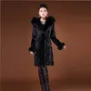 Women s Fur Faux Imitation fur collars imitation mink coat women s long large size special price as one of the Europ jacket 231201
