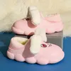 Sapatilhas inverno 212y crianças chinelos de algodão bonito crianças quentes antiderrapantes bebê meninas dos desenhos animados coelho de pelúcia crianças sapatos 231201