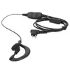 Casque oreille cintre écouteur confortable écouteur micro remplacement pour talkie-walkie Radio 2 broches casque