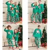 Famille Correspondant Tenues Pyjamas De Noël Noël Vert Père Noël Imprimer Papa Maman Et Moi Costume Vêtements De Chien Livraison Directe Bébé Enfants Dhsuj