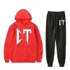 Natanael Cano Corridos Tumbados Concert Tour 2 Piece Set Tracksuit Men Hooded Sweatshirt+Pants Pullover Hoodie Casual Sportwear