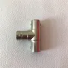 BNC 1 Stecker auf 2 Buchsen T-Typ Adapter Vedio Signalstecker Silber