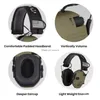 Fone de ouvido tático de alta qualidade para caminhantes Razor Slim Shooting Ear Protection Muffs com NRR 23 DB 2X Flages Fast Ship 230613 Drop Dh6Ky