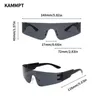 نظارة شمسية Kammpt S Men Women Fashion Rimless Punk Multicolor Male Male Shades Eyewear العصرية الإناث UV400 Sun Glasses 231201