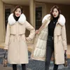 Wholesale women's autumn new style fashion loose fur collar ladies plush down coat jacket