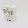 200 unids/lote todo en un mundo adaptador convertidor de corriente CA Universal adaptador de viaje internacional enchufe UE EE. UU. Reino Unido extensión por FEDEX/UPS LL