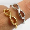 50x Gold Silver Mix One direction rings infinity rings Whole Fashoin Jewelry Lots230o
