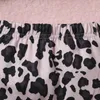 Set di abbigliamento in tre pezzi Autunno Inverno Ragazze Top in cotone con monogramma moda bambino Pantaloni con stampa leopardata Fascia per capelli 231201