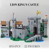 Świąteczne materiały zabawek w magazynie 4514 PCS Lion King Castle kompatybilny 10305 85666 Budowa Cegły Edukacja Dzieci Boże Narodziny