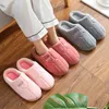 Slippers Fluffy Fur Women Men Warm Closed Toe Cute Plush Cotton Home Bedroom Slides Soft Comfort Winter Indoor Shoes 231201
