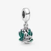 925 Sterling Silver The little Mermaid And shell Dangle Charm Fit Original European Charm Bracelet Fashion Jewelry Accessories228r