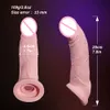 Giocattolo del sesso Massaggiatore Pene Extender Manica Riutilizzabile Eiaculazione ritardata Cock Rings Ingrandimento Stimolatore del punto G Uomini sexy Novità Giocattoli