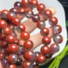 Pulseiras de link Briar Natural Briar Rose Quartz Bracelet Charms Handmade Fortune Energy Woman Amulet Jewelry Gift 1pcs 10mm
