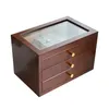 Jewelry Boxes Wood Box Drawer Ring Necklace Bangles Organizer Large Earrings Dsiplay Tray Women Accessories Storage 231201