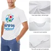 Męskie topy czołgowe euro 96 logo edycja T-shirt T-shirt Custom Cute Ubrania T-shirty dla męskich bawełny