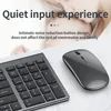 Teclados Gris Bluetooth 5.0 2.4G Teclado inalámbrico Mouse Combo Recargable Teclado inalámbrico de tamaño completo para computadora portátil 231130