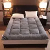 Bed Skirt Mattress Thickened The Lamb Velvet Warm Cushion Home Bedroom Single And Double 1.8 Meters Foldable Soft